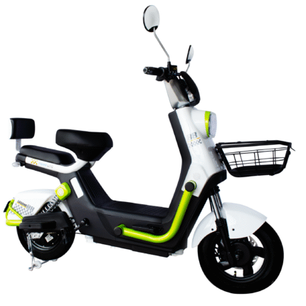 Bicicleta eléctrica Legend con motor de 350W, autonomía de 40 km, luces LED y medidor digital, ideal para movilidad urbana en Colombia