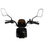 Vista lateral de la bicicleta eléctrica Fénix de Move Lite en color rojo, sobre fondo blanco, mostrando su diseño y estructura